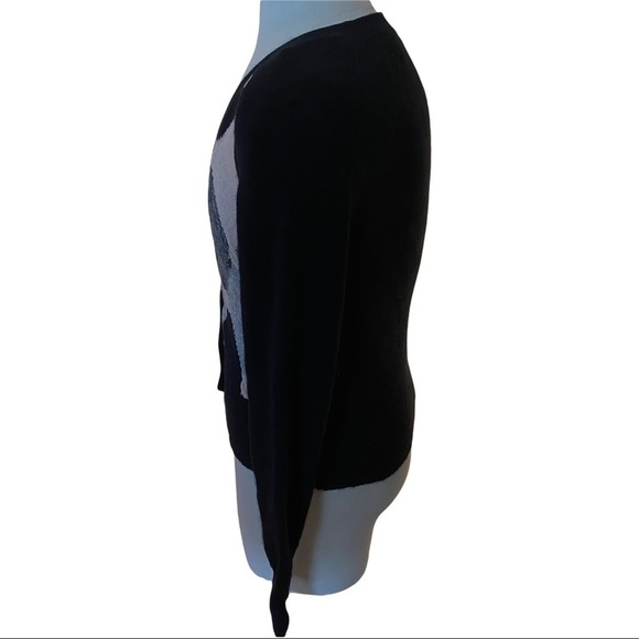 Segue Tribal Silk Angora Cardigan Sweater Women M - Picture 2 of 8